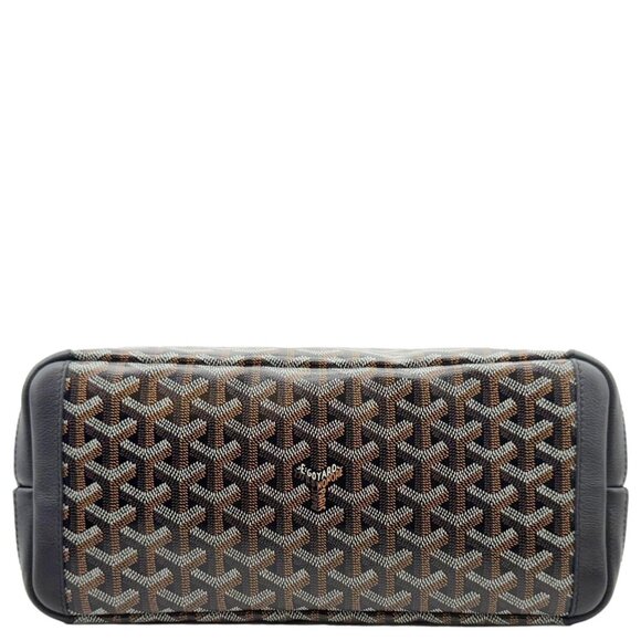 Goyard  Artois PM Chevron Print Coated Canvas Tote Bag Black - Picture 10 of 13